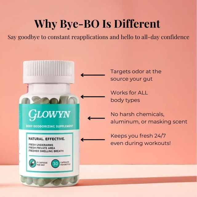 Glowyn Bye-BO | Body Odor Supplement